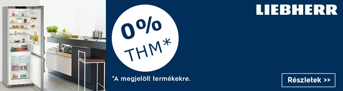 Liebherr hűtők 0% THM-mel