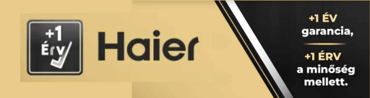 +1 év Garancia Haier 