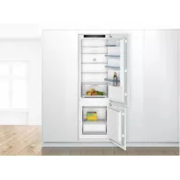   Bosch KIV87VFE0 Beépíthető Alulfagyasztós hűtőszekrény, E,200L/70L,Nofrost nélkül,35 dB,Szél: 54.1 cm,Mag: 177.2 cm,Mély: 54.8 cm