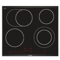   Bosch PKN675DP1D Beépíthető Kerámia főzőlap Fém keretes, 8600 W, Érintőszenzoros, Gyerekzár, Booster funkció, 3 fázisra köthető