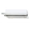 Cata TF-2003/60 LED WHITE GLASS Beépíthető Kihúzható páraelszívó LED világítás  1 db motor, 340 m3/h,  46-57 dB zajszint,  60 cm széles,  C Energiaosztály