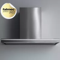 Falmec LUMINA EVO NRS 90 inox Fali páraelszívó Neon világítás  1 db motor, 610 m3/h,  37-55 dB zajszint,  90 cm széles,  B Energiaosztály