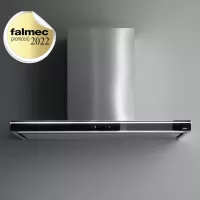 Falmec LUMINA EVO NRS fekete Sziget páraelszívó Neon világítás  1 db motor, 610 m3/h,  37-53 dB zajszint,  90 cm széles,  C Energiaosztály