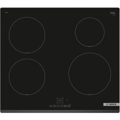 Bosch PUE63RBB5E Beépíthető Indukciós főzőlap Keret nélküli, 4600 W, Érintőszenzoros, Gyerekzár, Booster funkció, 1 fázisra köthető Bosch PUE63RBB5E Beépíthető Indukciós főzőlap Keret nélküli, 4600 W, Érintőszenzoros, Gyerekzár, Booster funkció, 1 fázisra köthető