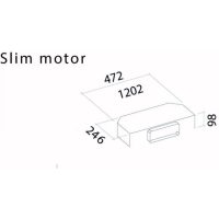 Falmec 2M SLIM Keskeny motor