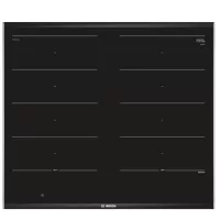   Bosch PXX675DC1E Beépíthető Indukciós főzőlap Fém keretes,7400 W,Érintőszenzoros,Gyerekzár,