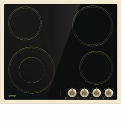   Gorenje EC642CLI Beépíthető Kerámia főzőlap Fém keretes,6400 W,Mechanikus vezérlés,Gyerekzár,nélkül