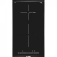   Bosch PIB375FB1E Beépíthető Indukciós főzőlap Fém keretes,3700 W,Érintőszenzoros,Gyerekzár,1 fázisra köthető