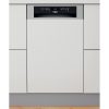 Whirlpool WSBO 3O34 PF X Beépíthető mosogatógép, 10 teríték,9 L,8 prog.,44 dB,D,Felső evőeszk.,45 cm,Digit.kijelző, Autom.ajtónyit.