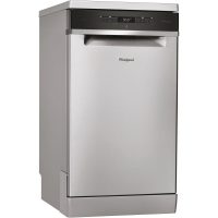   Whirlpool WSFO 3O34 PF X Szabadonálló mosogatógép 10 teríték,9 L,7 prog.,44 dB,D,Felső evőeszk.,45 cm,Digit.kijelző, Autom.ajtónyit.