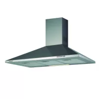  Cata V-900 X/L inox Fali páraelszívó LED világítás  1 db motor, 420 m3/h,  53-65 dB zajszint,  90 cm széles,  C Energiaosztály
