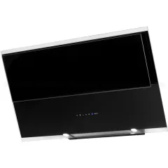 Falmec VERSO 85 FEKETE Fali páraelszívó LED világítás  1 db motor, 750 m3/h,  46-66 dB zajszint,  85 cm széles,  A Energiaosztály