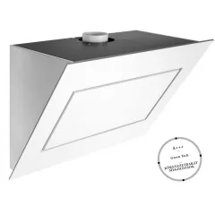 Falmec QUASAR GREEN TECH 90 fehér Fali páraelszívó LED világítás 1 db motor,800 m3/h,45-65 dB,90 cm széles,A+++