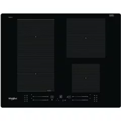   Whirlpool WF S2765 NE/IXL Beépíthető Indukciós főzőlap Keret nélküli,6800 W,Érintőszenzoros,Gyerekzár,