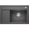 Blanco ZENAR XL 6S COMPACT Silgránit Palaszürke színű-EXC jobbos fa tart.,exc.Gránit mosogatótál (523765)