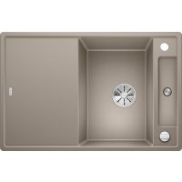 Blanco AXIA III 45S Silgránit Tartufo színű fa tart.Gránit mosogatótál (523180)