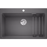 Blanco ETAGON 8-PD Palaszürke színű tart.Gránit mosogatótál (525188)