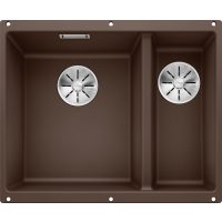 Blanco SUBLINE 340/160-U Silgránit Kávé színű balos exc.n.Gránit mosogatótál (523557)