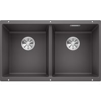 Blanco SUBLINE 350/350-U Silgránit Palaszürke színű exc.n.Gránit mosogatótál (523575)