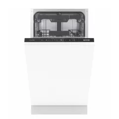   Gorenje GV561D10 Beépíthető mosogatógép, 11 teríték,9 L,7 prog.,45 dB,D,Felső evőeszk.,45 cm,Digit.kijelző, Autom.ajtónyit.