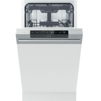   Gorenje GI561D10S Beépíthető mosogatógép, 10 teríték,9 L,7 prog.,45 dB,D,Felső evőeszk.,45 cm,Digit.kijelző, Autom.ajtónyit.
