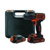 Black and Decker BDCDC18K1B-QW +5 ÉV Garanciával*, Akkus fúrócsavarozó tároló dobozzal