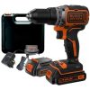 Black and Decker BL186KB-QW Kefe nélküli +5 ÉV Garanciával*, Akkus fúrócsavarozó tároló dobozban