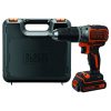 Black and Decker BL188K-QW Kefe nélküli +5 ÉV Garanciával*, Ütvefúró- csavarozó tároló dobozban