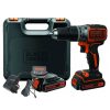 Black and Decker BL188KB-QW Kefe nélküli +5 ÉV Garanciával*, Ütvefúró- csavarozó tároló dobozban