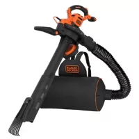   Black and Decker BEBLV301-QS Lombszívó,lombfúvó változtatható sebességű avartakarító innovatív levélgyűjtő hátizsákkal