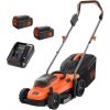 Black and Decker BCMW3336L2-QW +5 ÉV Garanciával*, Akkumulátoros fűnyíró 2 db akkumulátorral és 1 db töltővel