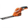 Black and Decker GSL300-QW +5 ÉV Garanciával*, Akkus sövényvágó és fűnyíró olló