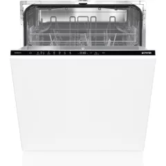   Gorenje GV642D90 Beépíthető mosogatógép, 14 teríték,11 L,7 prog.,45 dB,D,Alsó evőeszk.,60 cm,Digit.kijelző, Autom.ajtónyit.