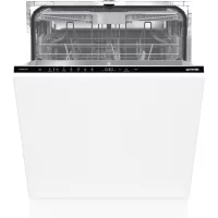  Gorenje GV643D90 Beépíthető mosogatógép, 16 teríték,11 L,7 prog.,45 dB,D,Felső evőeszk.,60 cm,Digit.kijelző, Autom.ajtónyit.