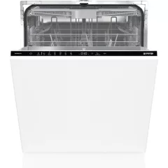   Gorenje GV643D90 Beépíthető mosogatógép, 16 teríték,11 L,7 prog.,45 dB,D,Felső evőeszk.,60 cm,Digit.kijelző, Autom.ajtónyit.