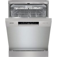   Gorenje GS643E90X Szabadonálló mosogatógép 16 teríték,11 L,6 prog.,47 dB,E,Felső evőeszk.,60 cm,Digit.kijelző, Autom.ajtónyit.nélkül