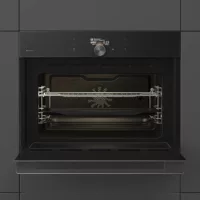 Gorenje BCM598S18X Beépíthető Sütő és Mikrohullámú Beépíthető Sütő,50 L,Teleszkópos sütősín nélkül,Könnyen tisztítható