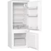 Gorenje RKI514E21 Beépíthető Alulfagyasztós hűtőszekrény E,160L/48L, 37 dB,Szél: 54 cm,Mag: 144 cm,Mély: 54 cm