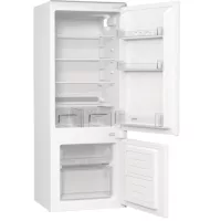   Gorenje RKI514E21 Beépíthető Alulfagyasztós hűtőszekrény E,160L/48L, 37 dB,Szél: 54 cm,Mag: 144 cm,Mély: 54 cm