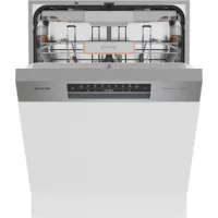   Gorenje GI673A91X Beépíthető mosogatógép, 16 teríték, 9.6 L,7 prog.,42 dB, A, Felső evőeszköz tartó tálca.,60 cm,Digit.kijelző, Autom.ajtónyitás
