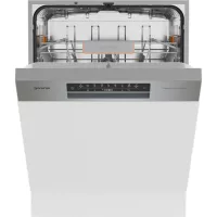   Gorenje GI672B90X Beépíthető mosogatógép, 14 teríték,8.9 L,7 prog.,42 dB,E, Alsó kosaras.,60 cm,Digit.kijelző, Autom.ajtónyitás