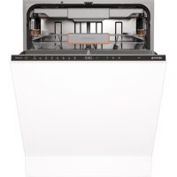   Gorenje GV663A66 Beépíthető mosogatógép, 16 teríték,9.5 L,8 prog.,43 dB,A,Felső evőeszk.,60 cm,Digit.kijelző, Autom.ajtónyit.