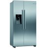 Bosch KAD93VIFP Side-by-side hűtőszekrény F Energiaosztály, Hűtő: 380L, Fagyasztó: 159L, Nofrost, Zajszint: 42 dB, Szél: 91 cm, Mag: 179 cm, Mély: 71 cm, Digitális kijelzővel