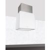 Nodor NORBREEZE ISLA CUBE GLASS ECO 60 WH +3 ÉV Garanciával*, Sziget páraelszívó LED világítás  1 db motor, 1200 m3/h,  42-54 dB zajszint,  62 cm széles,  A Energiaosztály