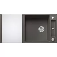 Blanco AXIA III XL 6S Silgránit Vulkánszürke színű üveg tart.Gránit mosogatótál (527234)