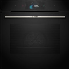   Bosch HRG7784B1 Beépíthető Sütő gőz funkcióval,71 L,Teleszkópos sütősín nélkül,Pirolitikus