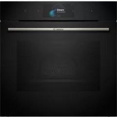   Bosch HSG7584B1 Beépíthető Gőzsütő 23 funkcióval,71 L,Teleszkópos sütősín,Gőztisztítás