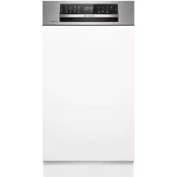   Bosch SPI6EMS17E Beépíthető mosogatógép, 10 teríték,8.9 L,8 prog.,44 dB,C,Felső evőeszk.,45 cm,Digit.kijelző, Autom.ajtónyit.