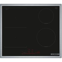   Bosch PVS645HB1E Beépíthető Indukciós főzőlap Fém keretes,6900 W,Érintőszenzoros,Gyerekzár,2 fázisra köthető