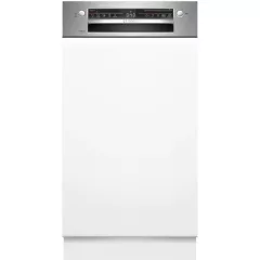   Bosch SPI2HKS42E Beépíthető mosogatógép, 10 teríték,8.9L,5 prog.,46 dB,E,Alsó evőeszk.,60 cm,Digit.kijelző, Autom.ajtónyit.nélkül